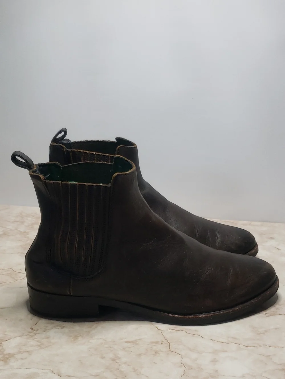 Thursday Boots Men's Dark Brown Leather Chelsea Boots 10.5